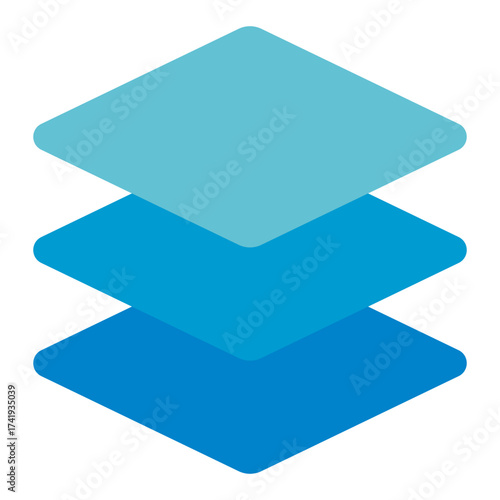 layers flat icon