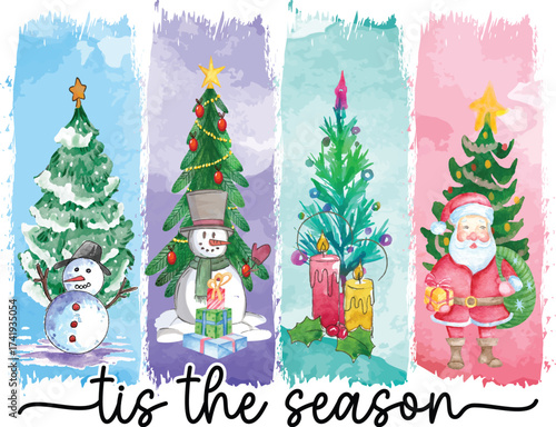 Christmas T-shirt Design, 'Tis the season 
