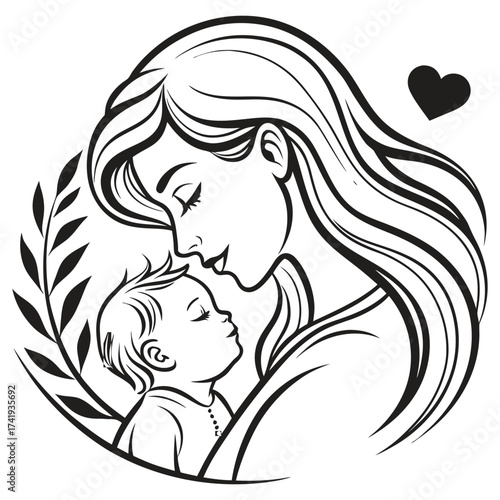 Pregnancy and Childbirth Care Logo Element 