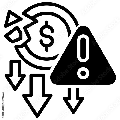 Financial Crisis Icon