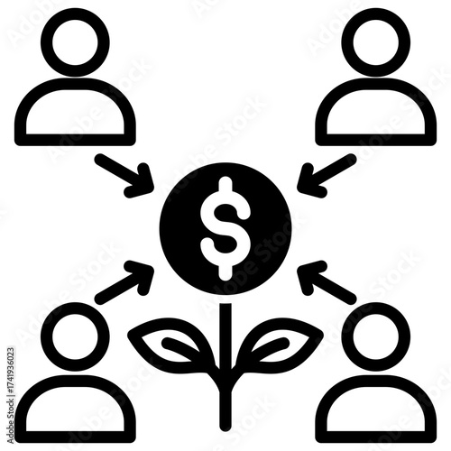 Crowdfunding Icon