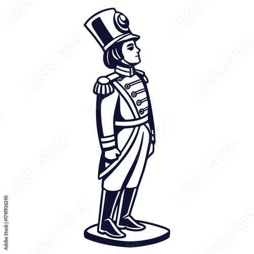 Stoic Toy Soldier A Timeless Image of Precision and Detail