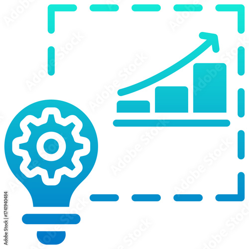 Quadro em tela Scalability Icon