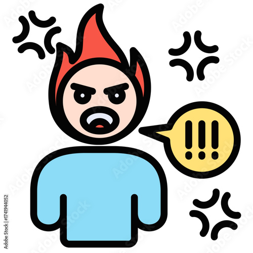 Angry Icon