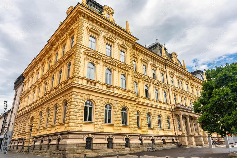 Fototapeta premium Impressive buildings of the University of Maribor in the city center, Slovenia.
