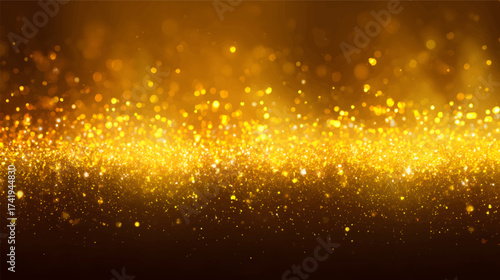 Shimmering golden sparkle background