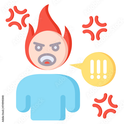 Angry Icon