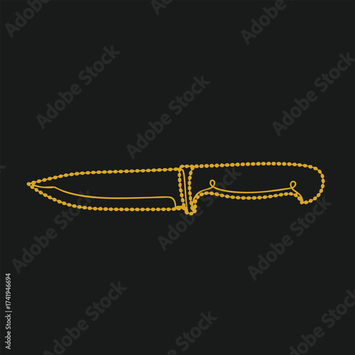 Elegant golden necklace with a detailed pendant resting on a dark , showcasing intricate craftsmanship and luxurious design