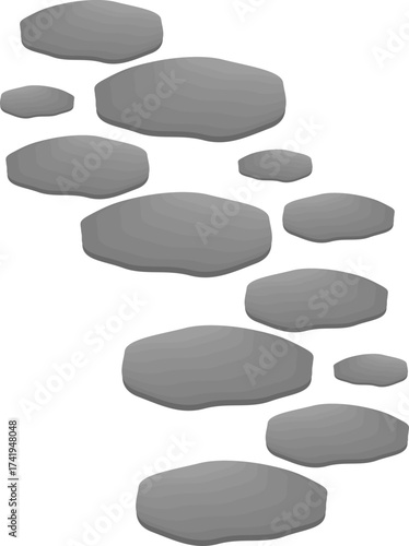 Garden Stone Path Element