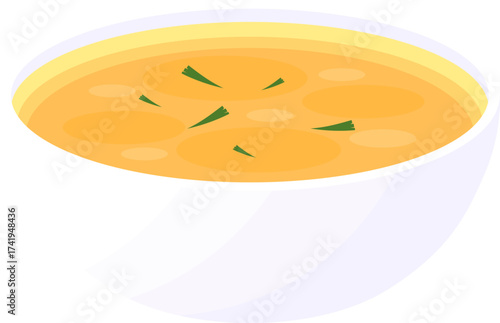 Bowl of Soup Illustration