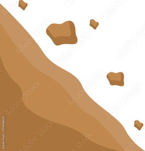 Silhouette of a Mound of Earth