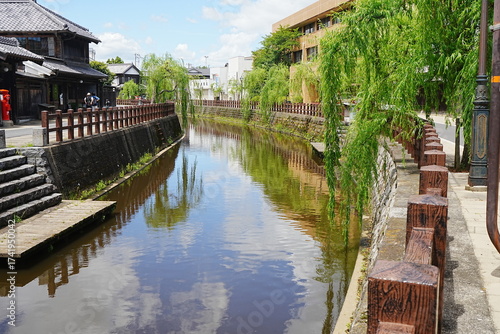 Historic Old Town area, Sawara in Chiba, Japan - 日本 千葉県 佐原の街並み