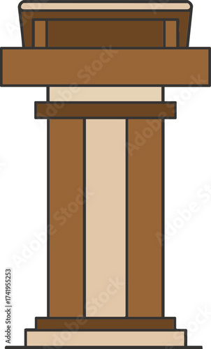 Simple Church Pulpit