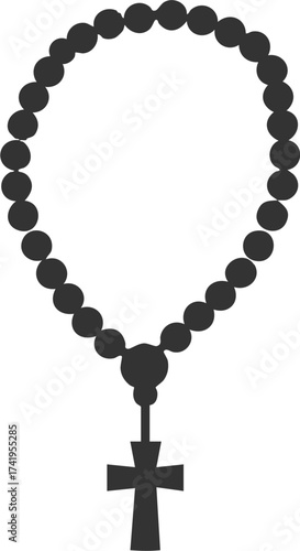 Black Rosary Beads