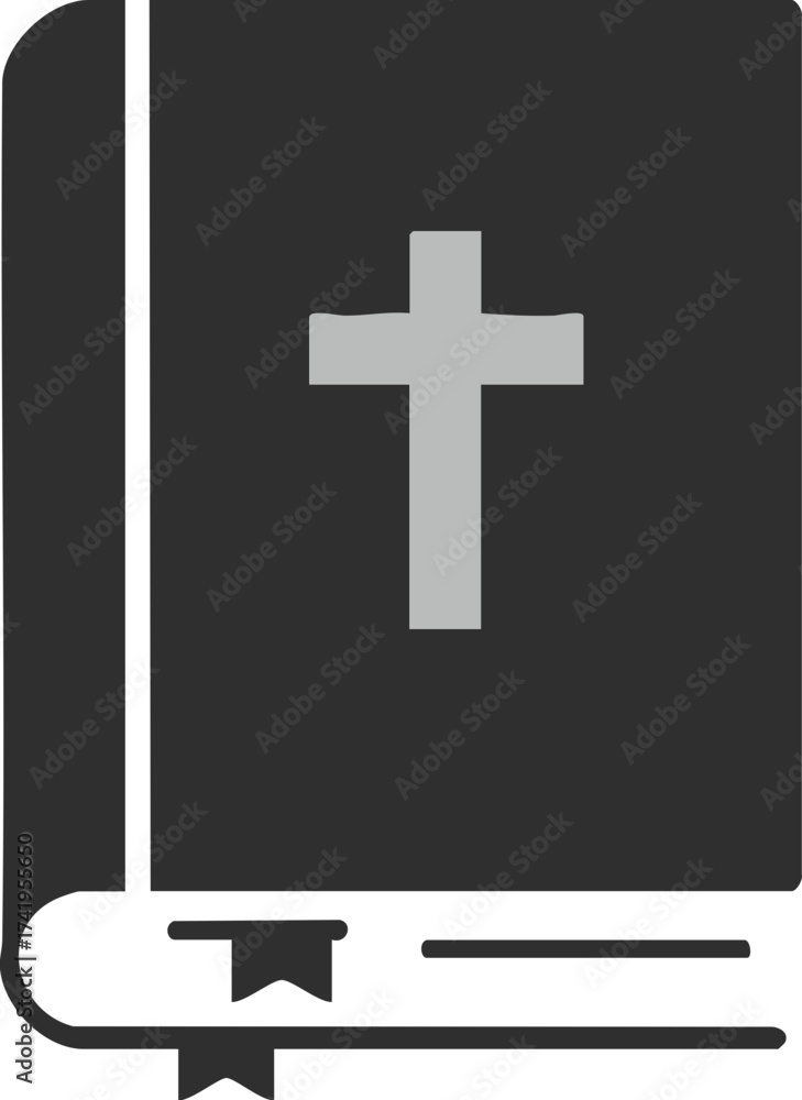 Fototapeta premium Minimalist Bible Illustration