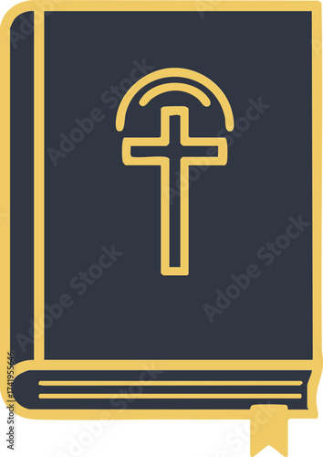 Golden Holy Bible Icon