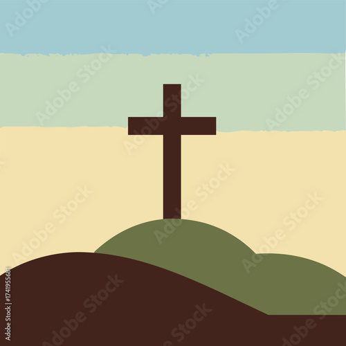 Christian Cross Landscape