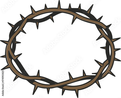 Crown of Thorns Illustration