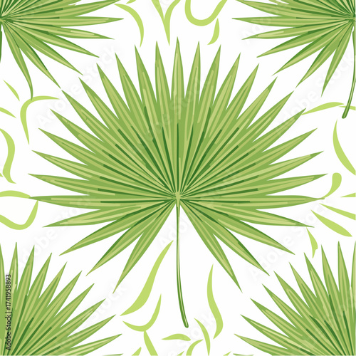 A seamless Egyptian papyrus leaf pattern with elegant botanical motifs. Ideal for fabrics, packaging, and cultural decorative prints.