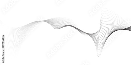 Flowing dots particles nice wave pattern halftone black gradient curve futuristic dot simple art good modern texture layout