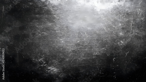 A textured abstract background featuring dark tones with scattered light spots and a smoky effect, creating a sense of depth and mystery