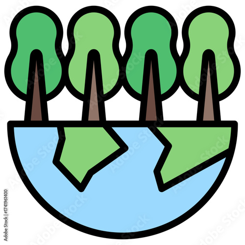 Global Forest Icon