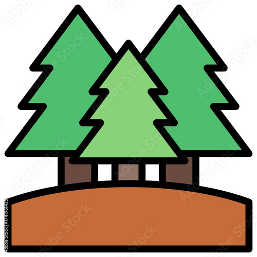 Pine Forest Icon