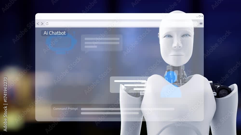 AI Virtual Assistant Artificial Intelligence Chatbot Controlled by ...