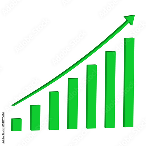 Green arrow upwards finance profit graph. Free Download Green arrow upwards finance profit graph. - GFXLoad
