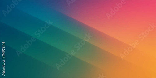 Abstract colourful background with bright rainbow lines and soft gradient design