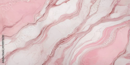 Abstract pink textured watercolour paint background