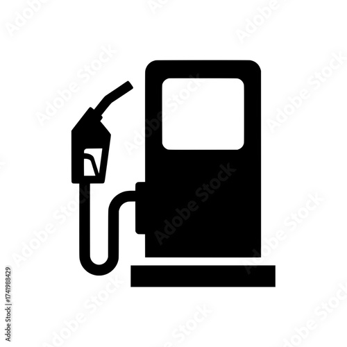 Gas pump station icon fuel station symbol gasoline filling station sign gas station logo.