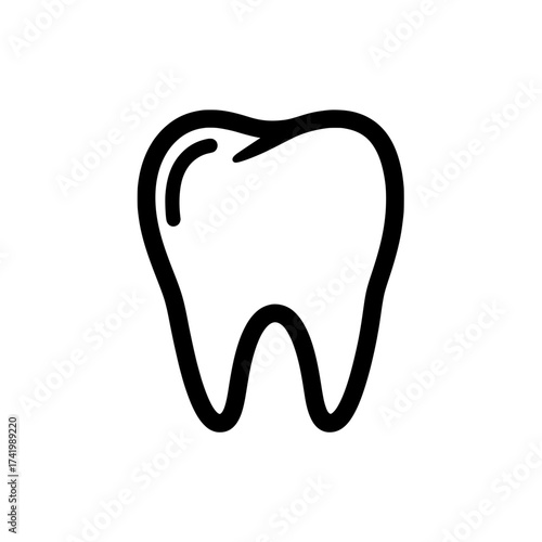 Tooth icon dental care dentistry tooth dental health care hygiene clinic medical.