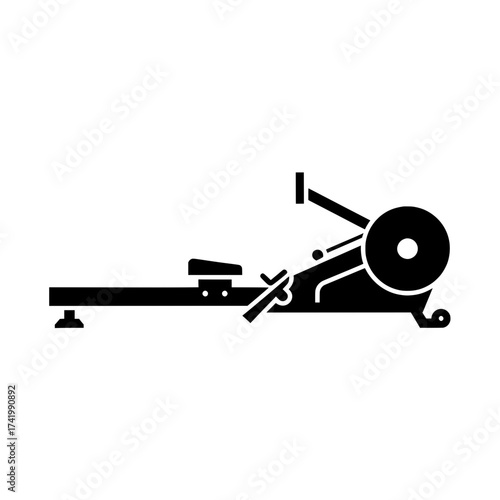 Rowing machine fitness equipment for comprehensive home gym workouts.