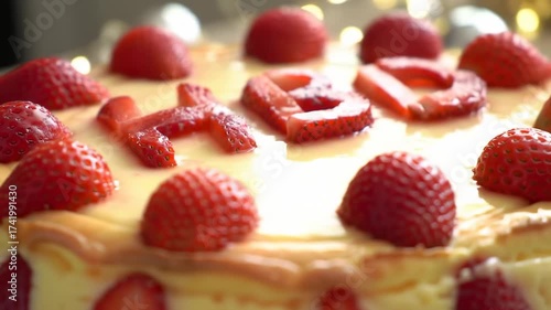 Stunning Strawberry Cake A Delicious Dessert Recipe