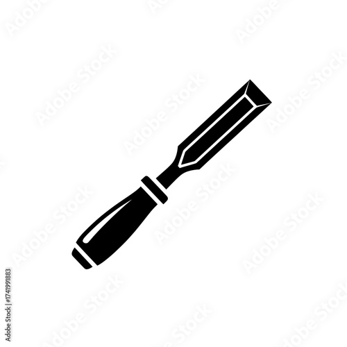 Chisel tool for woodworking and carpentry construction equipment.
