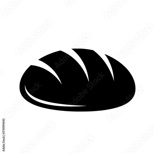 Freshly baked loaf of bread with a crusty exterior and soft interior.