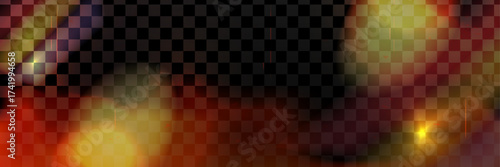 Overlay film background warm cinematic effect. Film light overlay with orange and prism blur color. 