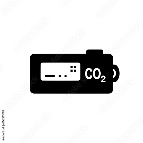 CO2 meter device for measuring carbon dioxide levels in the air.