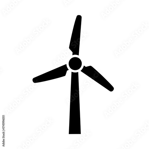 Wind turbine generating clean energy for sustainable development and environment.