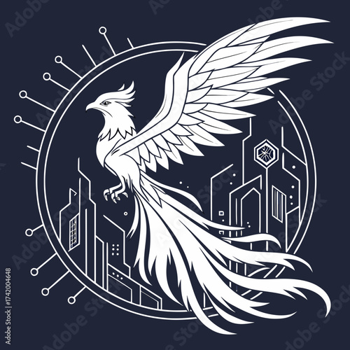 Phoenix Rising A Symbol of Rebirth in the Cityscape