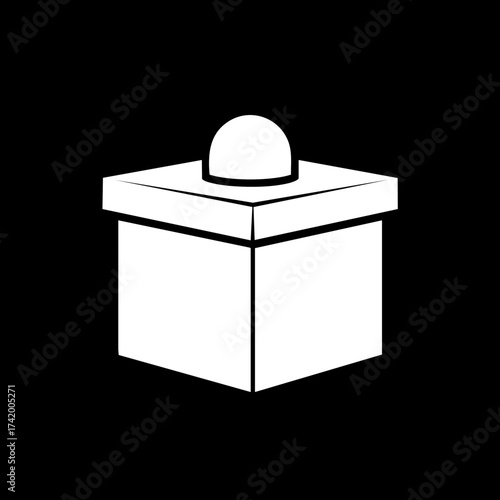 ballot box with ballot paper