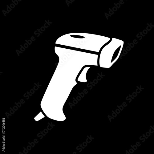 Barcode Scanner Device Icon for Retail and Inventory Management.