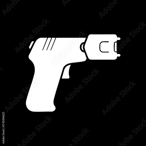 Taser gun for selfdefense and security a nonlethal weapon device.