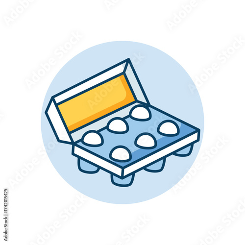 Eggs icon clean and modern vector illustration