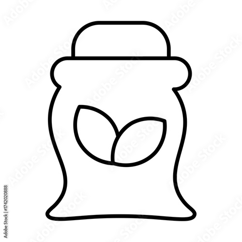 fertilizer line icon