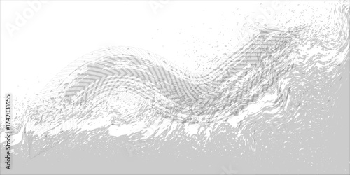 Tire trace track. Abstract wheels braking distances, tread silhouettes brushes. Isolated car or motorcycles vector trails
