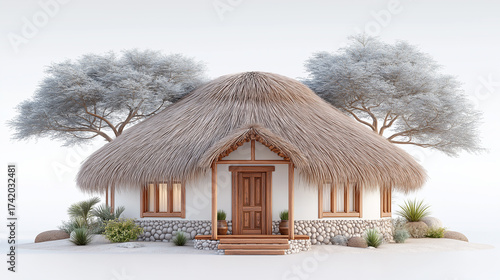 Minimal Tropical Eco Hut