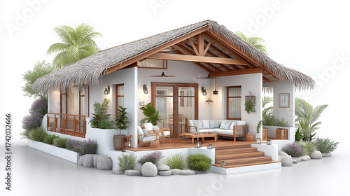 Luxury Tropical Round Hut