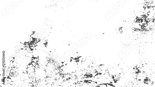 Old vintage style dust and dirt overlay with distressed monochrome grunge pattern. Abstract distressed texture overlay with dust grain particles and vintage grunge effect. 